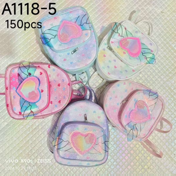Mochila escolar 23 x 20 cm (A1118)