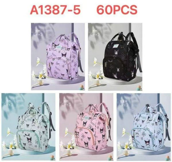 Mochila maternal Kuromi 38 x 25 x 15 cm (A1387)