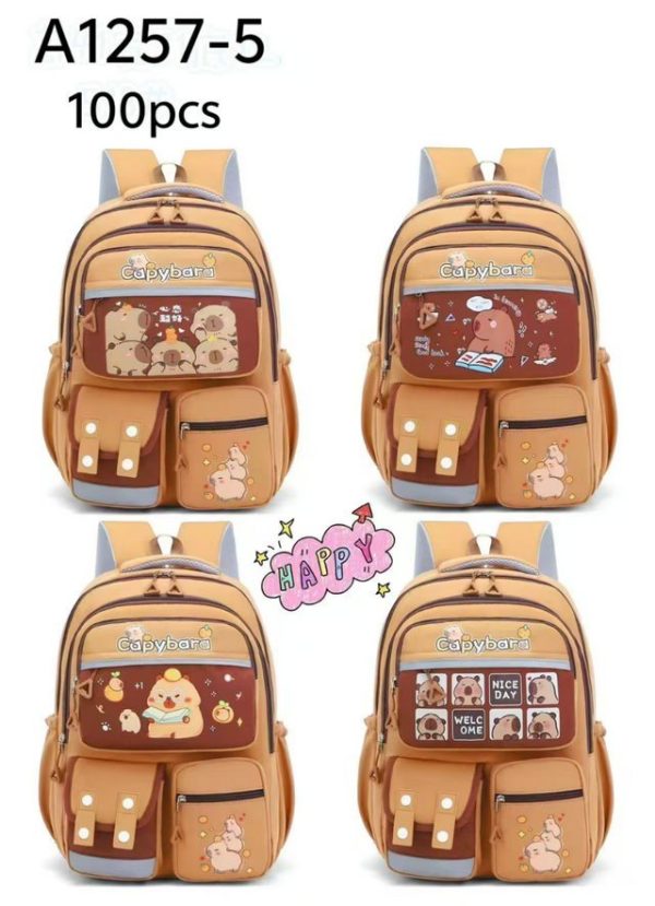 Mochila escolar Capibara (A1257)
