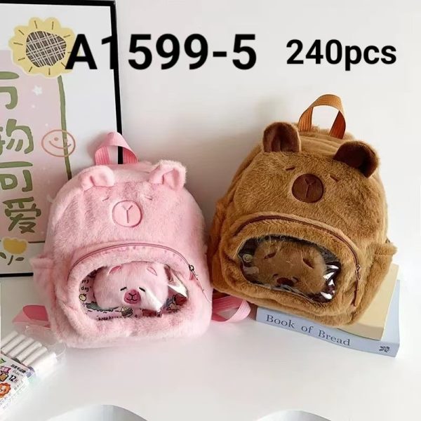 Mochila Capibara peluche (A1599)