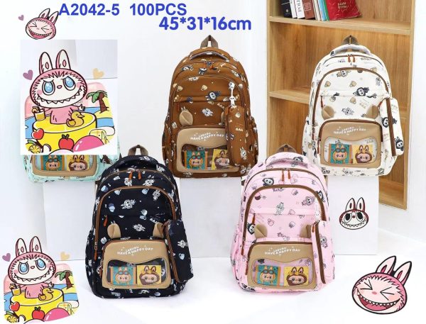 Mochila escolar La Bubu 45 x 31 x 16 cm (A2042)