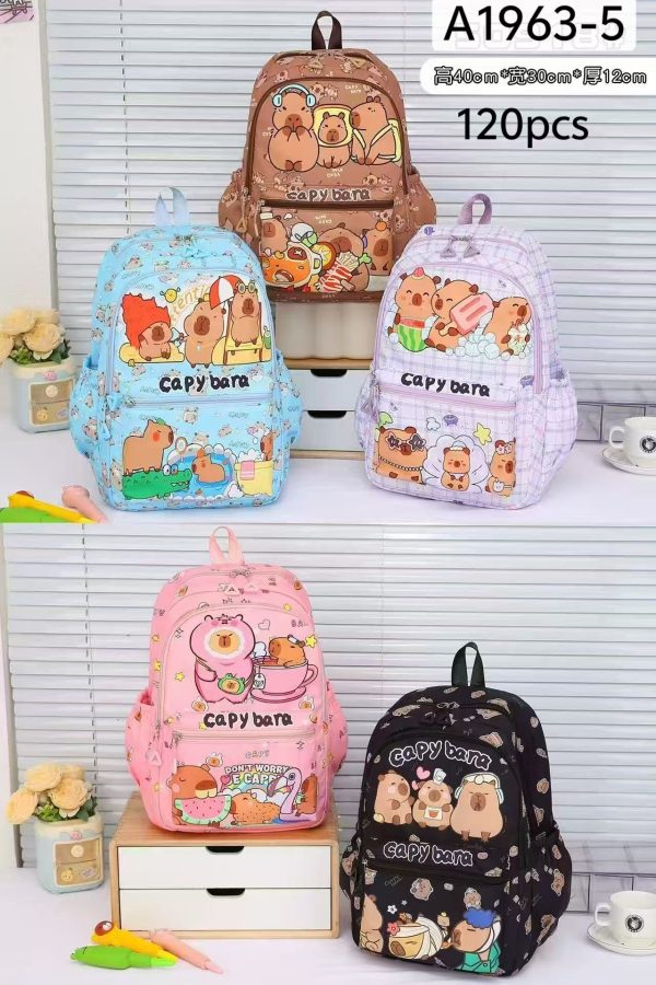 Mochila escolar Capibara 40 x 30 x 13 cm (A1963)