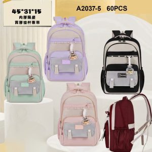 Mochila escolar 45 x 31 x 15 cm (A2037)