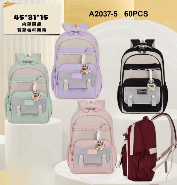 Mochila escolar 45 x 31 x 15 cm (A2037)