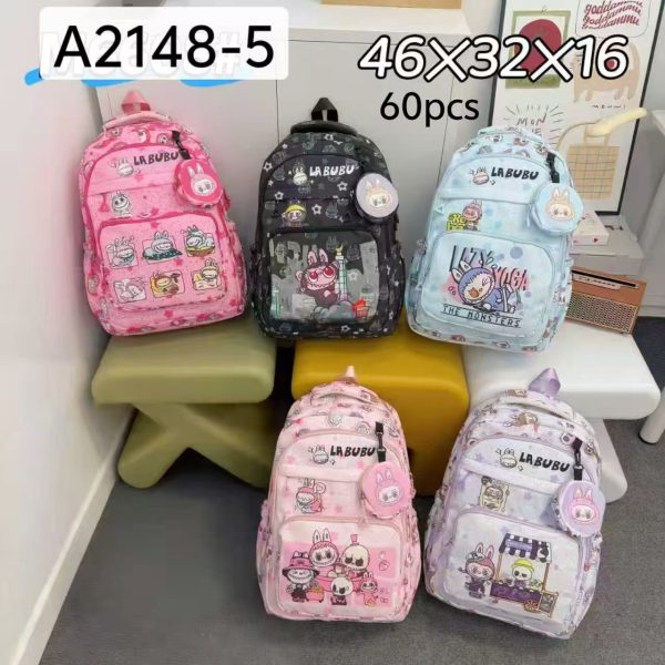 Mochila escolar 46 x 32 x 18 cm (A2148)