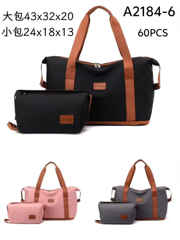 12744.jpg Bolso de viaje con bolsito 43 x 32 x 20 cm (A2184)