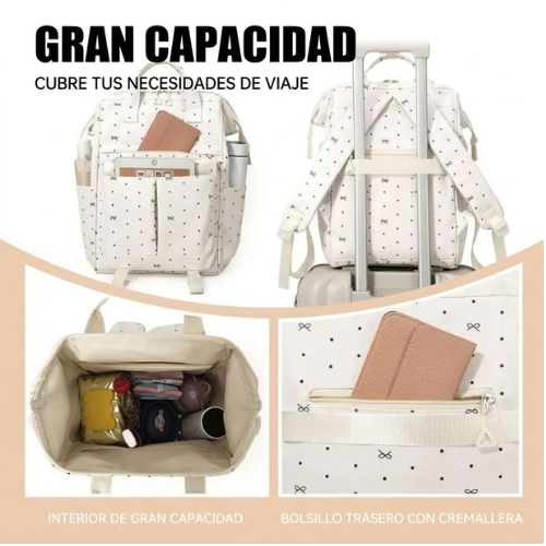 Mochila maternal multifunción 27x40CM A2454